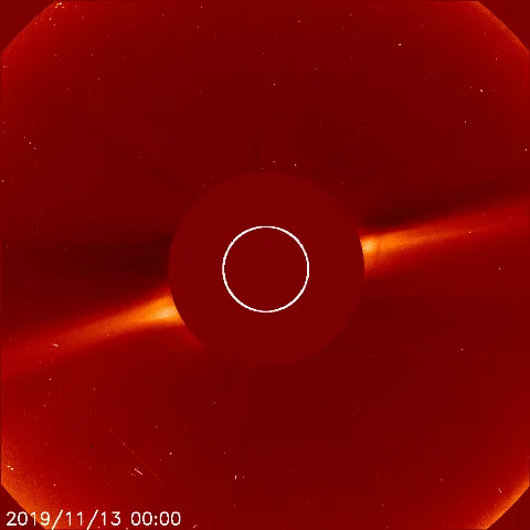 Image of solar wind