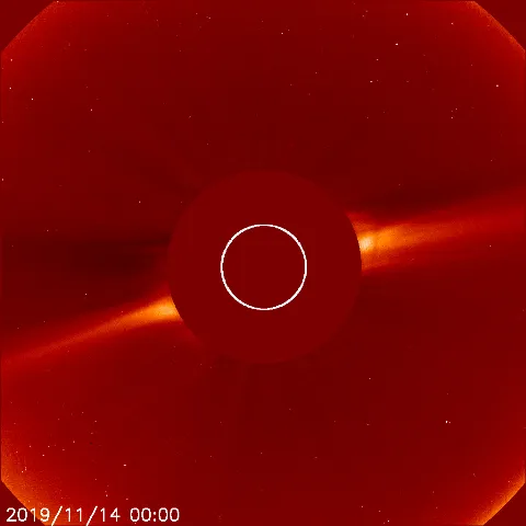 Image of solar wind