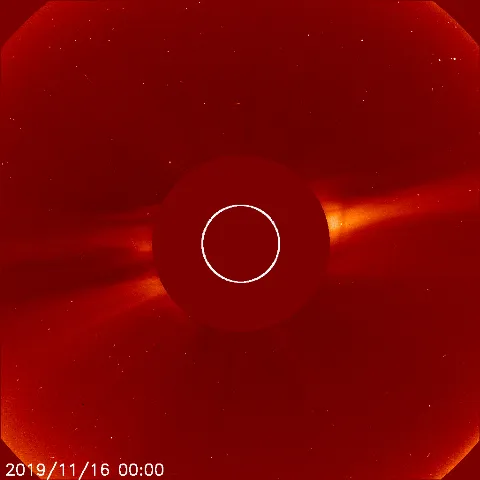 Image of solar wind