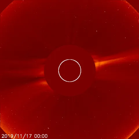 Image of solar wind