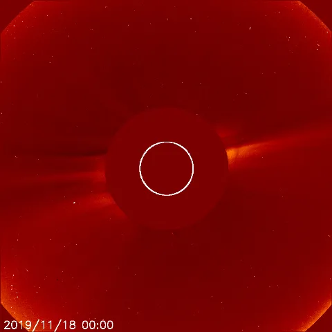 Image of solar wind