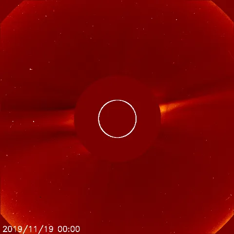 Image of solar wind