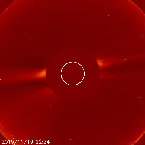 Image of solar wind