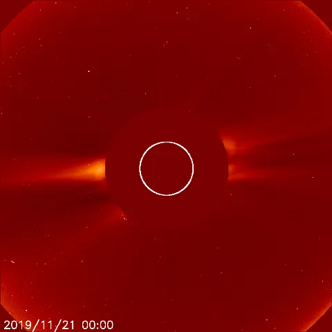 Image of solar wind