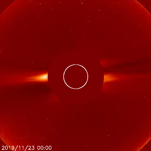 Image of solar wind