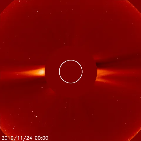 Image of solar wind