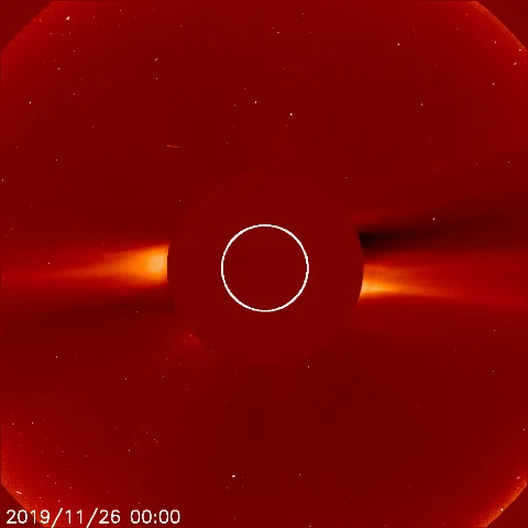 Image of solar wind