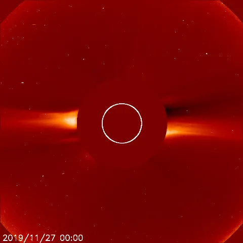 Image of solar wind