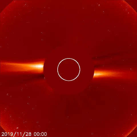 Image of solar wind