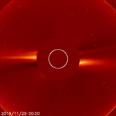 Image of solar wind