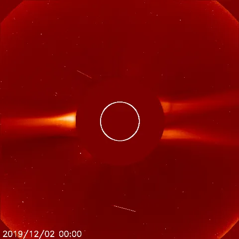 Image of solar wind