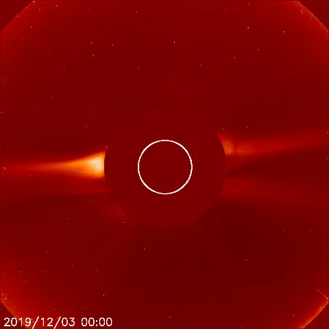 Image of solar wind