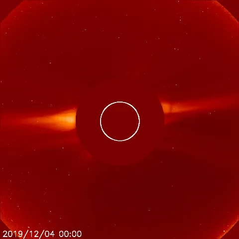 Image of solar wind