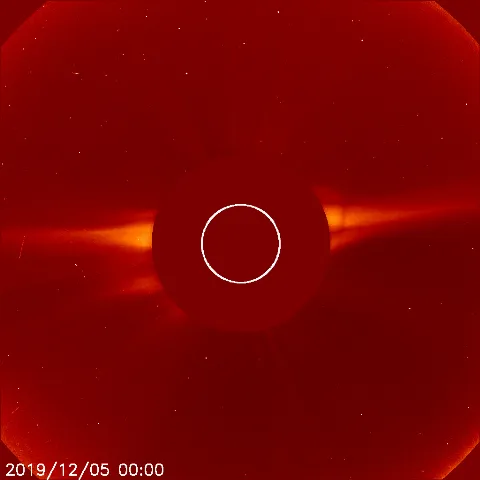 Image of solar wind