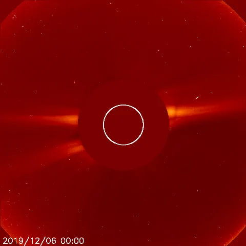 Image of solar wind