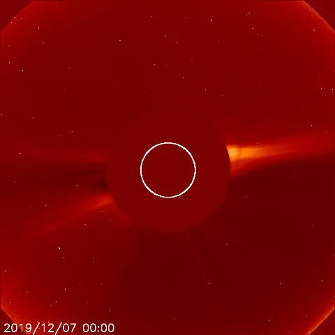 Image of solar wind