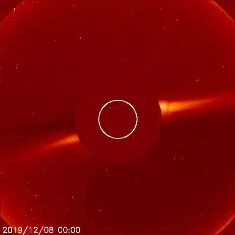 Image of solar wind