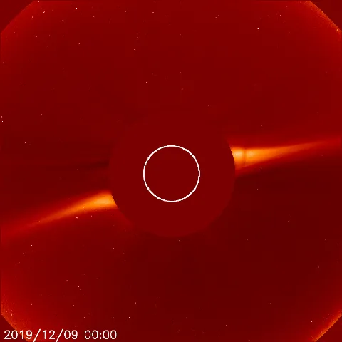 Image of solar wind