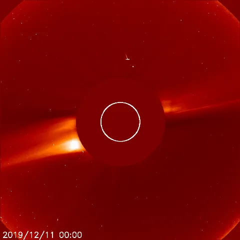 Image of solar wind