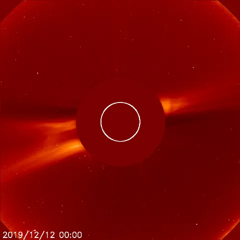 Image of solar wind