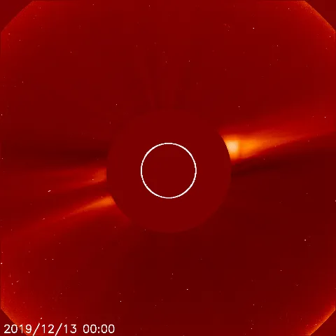 Image of solar wind