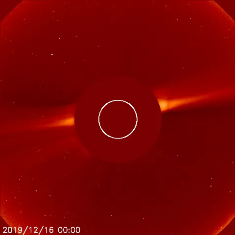 Image of solar wind