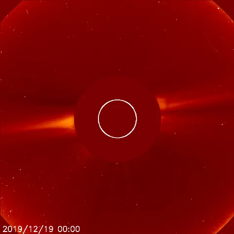 Image of solar wind