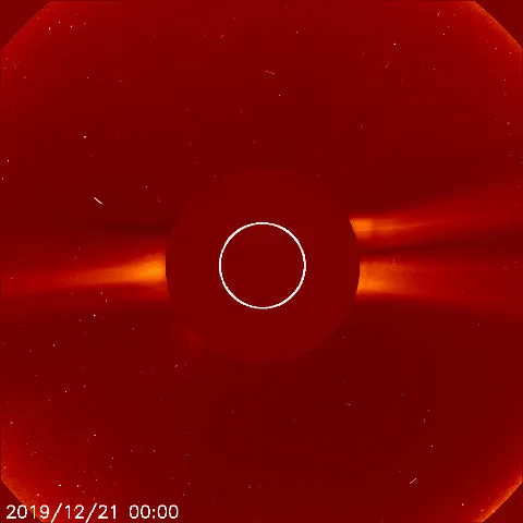 Image of solar wind