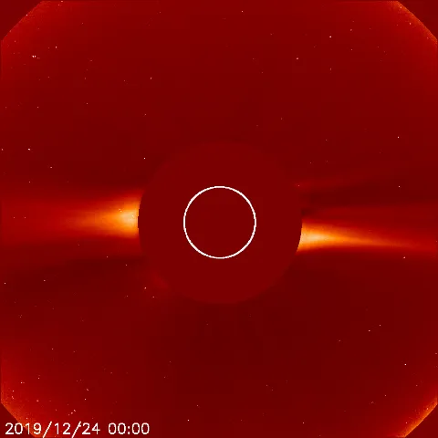 Image of solar wind