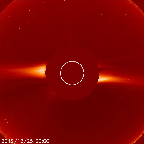 Image of solar wind