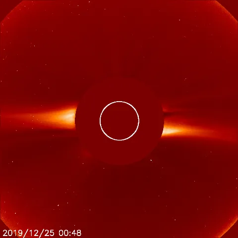 Image of solar wind