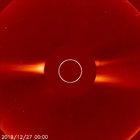 Image of solar wind