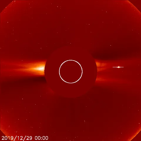 Image of solar wind