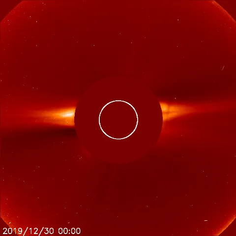 Image of solar wind