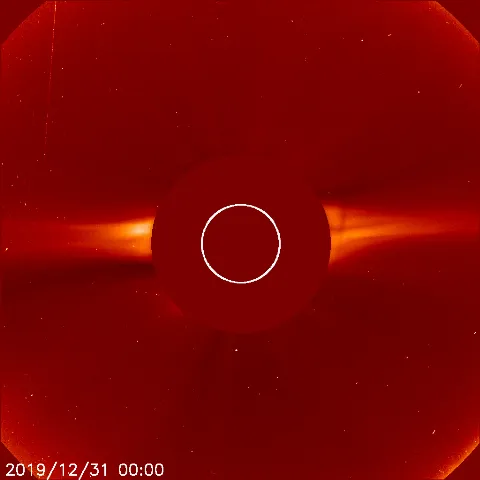 Image of solar wind