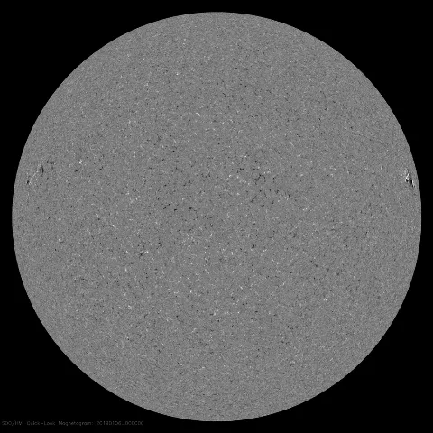 Image of Sun's magnetic field