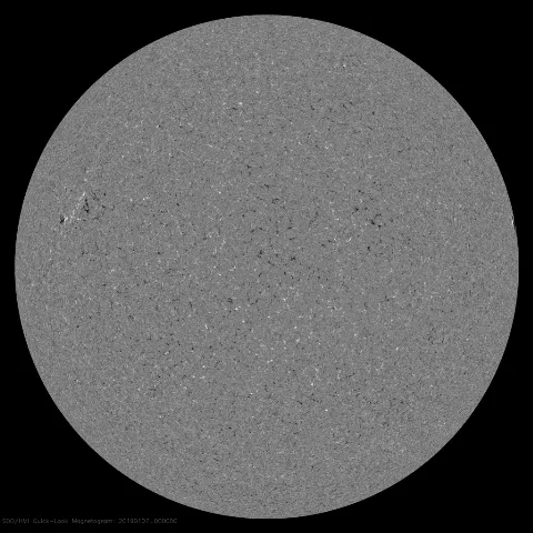 Image of Sun's magnetic field