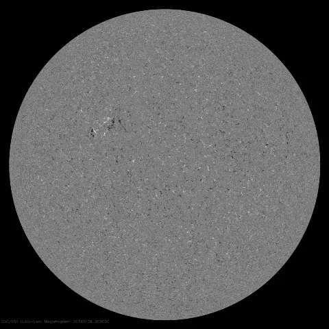 Image of Sun's magnetic field