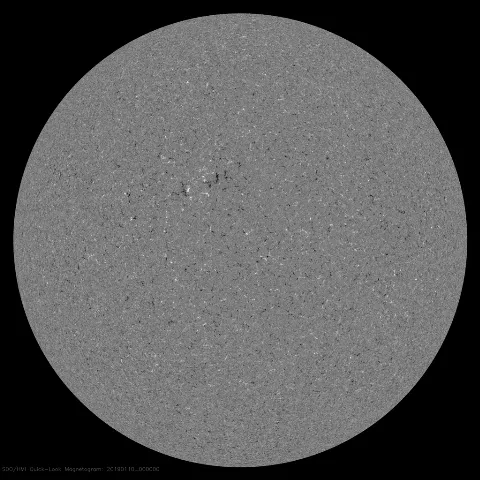 Image of Sun's magnetic field