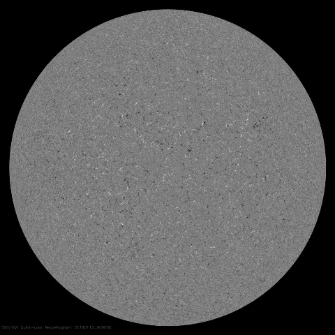 Image of Sun's magnetic field