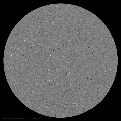 Image of Sun's magnetic field