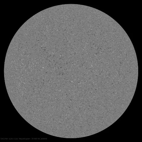 Image of Sun's magnetic field