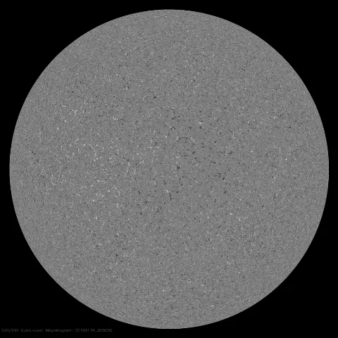 Image of Sun's magnetic field