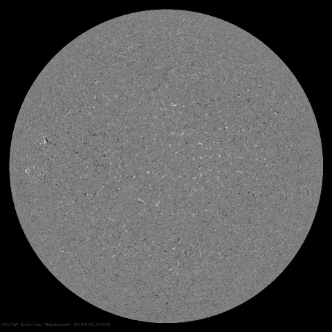 Image of Sun's magnetic field