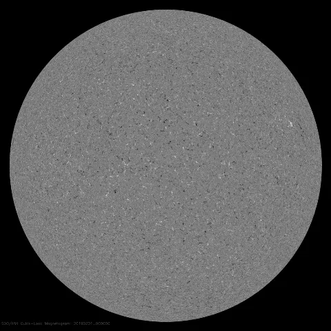 Image of Sun's magnetic field