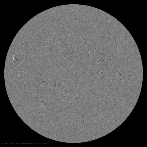 Image of Sun's magnetic field