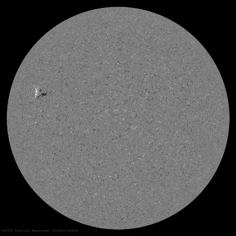 Image of Sun's magnetic field