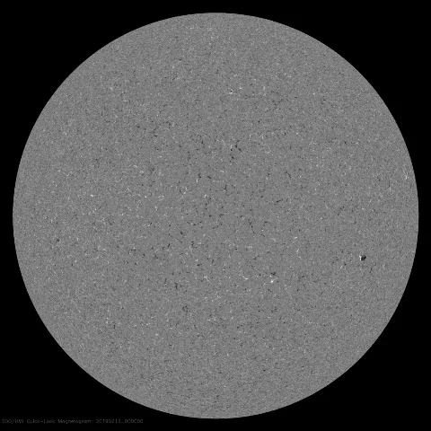 Image of Sun's magnetic field