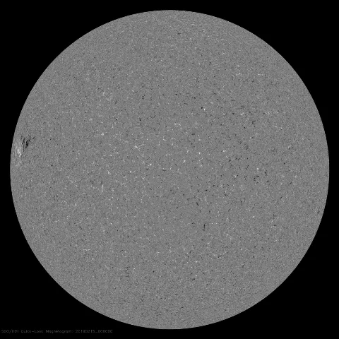 Image of Sun's magnetic field