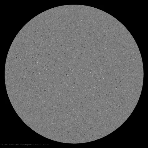 Image of Sun's magnetic field